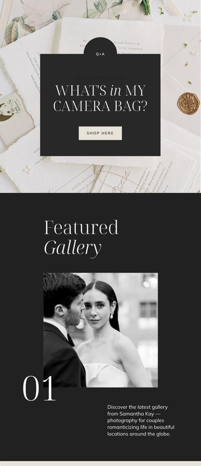 Flodesk Template, Flodesk Templates, Flodesk Templates for Photographers, Newsletter Templates for Photographers and Creative Small Businesses - With Grace and Gold - 2