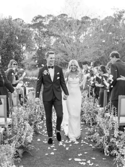 Garden filled wedding ceremony at a Four Seasons Resort | Jennifer Buono Events