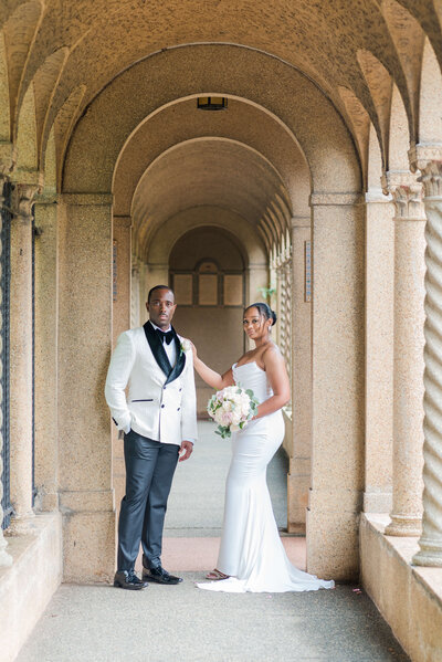 Beautiful Wedding Archway at St Francis Hall DC by Get The Look Weddings and Events (1)