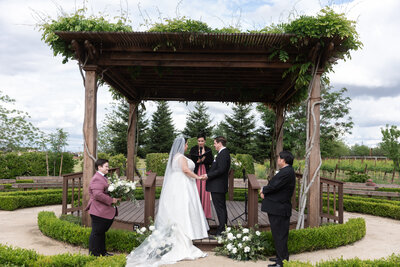 Lake Tahoe outdoor wedding in Lupin fields