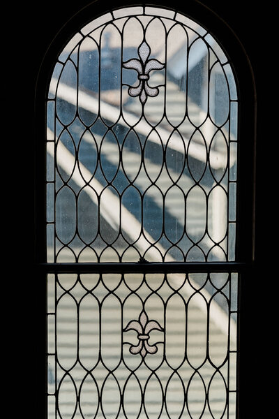 historic glass window