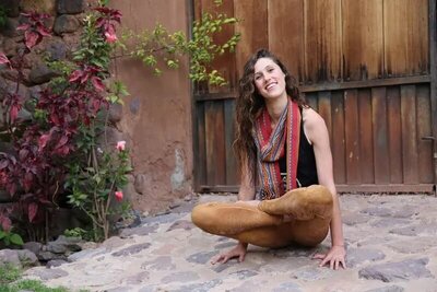 Peru yoga teacher training graduate Aubree