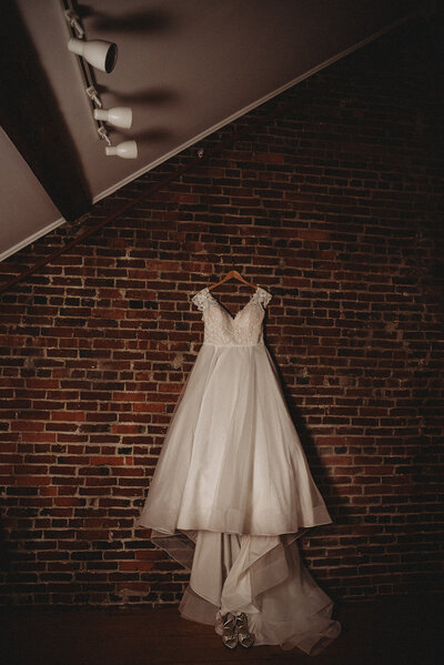 Photo of wedding dress, Salem Wedding