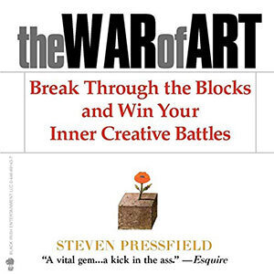 The cover of Steven Pressfield's The War of Art