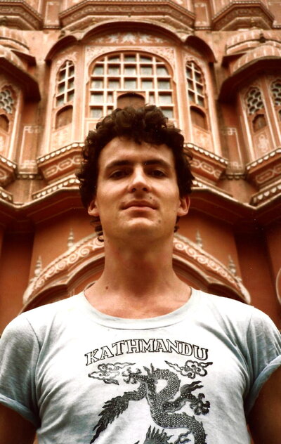 Harry Farthing in  India, 1985