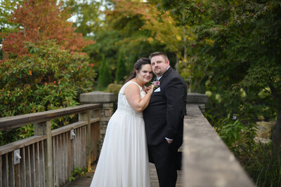 Bride and Groom at Vancovuer Golf Course