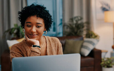 Person Looking at Screen