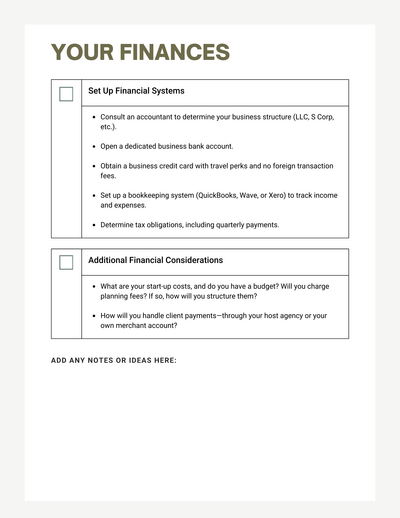 Travel Business Launch Checklist_5