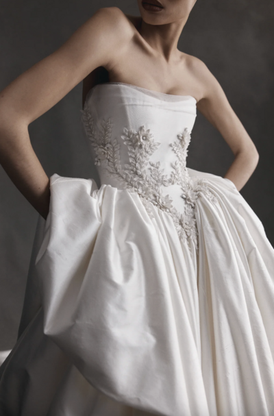 Leah Da Gloria wedding dresses in Denver. Exclusive in the Rocky Mountain region. Colorado wedding dress shopping. Couture wedding dresses at Mimi's Couture Bridal at Little White Dress. 
