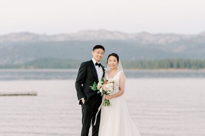 Shore Lodge Wedding by the Best McCall Wedding Photographers, Denise and Bryan