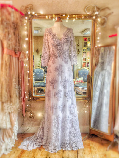 Langtry_wisteria_lavender_lace_silk_wedding_dress_JoanneFlemingDesign