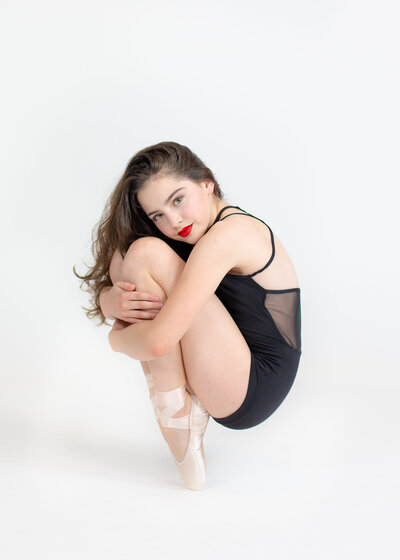 Ballet Photo shoot for dancer in pointe shoes in Kissimmee FL