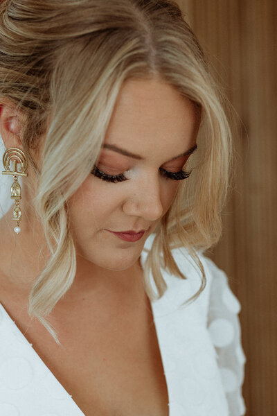 bridal close up
