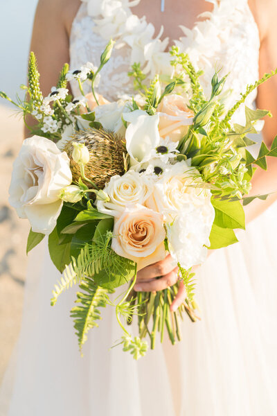 white Sands Maui Wedding Bouquet