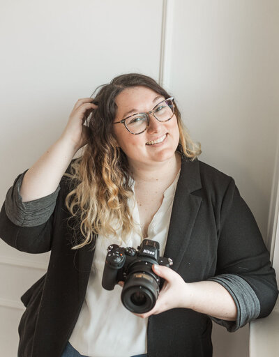 photographer with camera