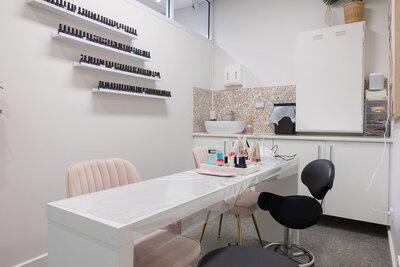 Salon workspace with skincare tools – Tahlia’s Beautyworx Hamilton