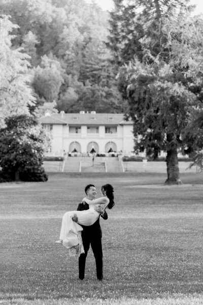 Romantic Summer Wedding at French Chateau Garden Inspired Villa Montalvo in Los Gatos CA