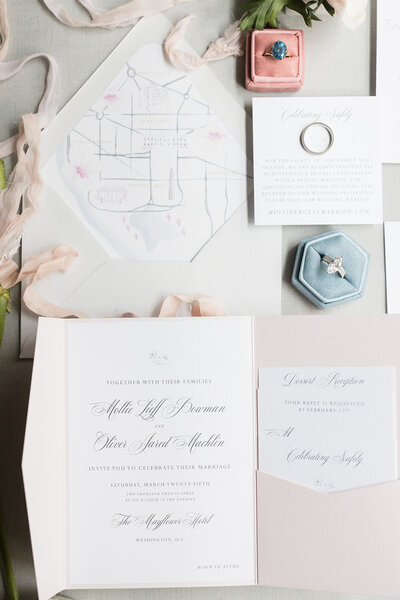 Tinlizzy Design custom wedding invitations