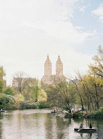 Film wedding photography in NY central park