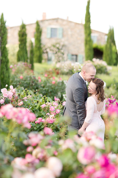 Floral Engagement Session in Tuscany, Italy | Amy & Jordan Photography