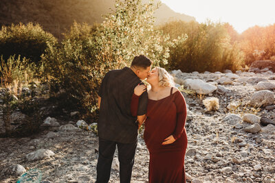 Family Maternity photos at Wildwood State Park in Yucaipa, Ca