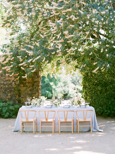 Outdoor Wedding Reception - Tablescape for wedding
