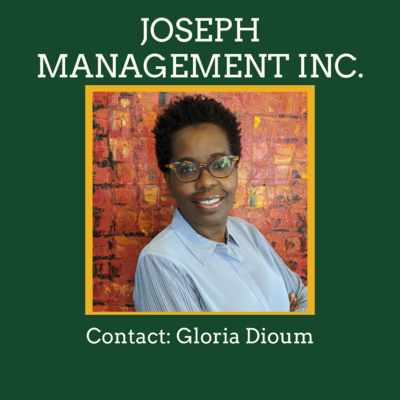 Discover Gloria Dioum of Joseph Management INC, a trusted preferred vendor of Jamie Trull specializing in small business financial consulting and cash flow management. Gloria's offerings include profit planning, P&L management, forecasting, budgeting, strategic pricing, and cash flow analysis. She is dedicated to empowering small business owners to optimize their earnings, achieve growth, and improve profitability. Contact Gloria today and let her know that Jamie Trull sent you for personalized financial solutions tailored to your business's success