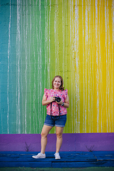 Colorful Portrait of a Photographer So You By Erica Sue