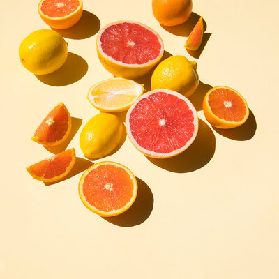 Mixture of citrus fruit