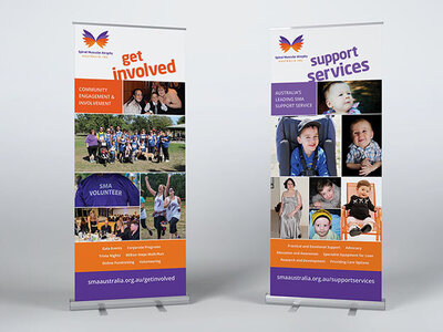 The Brand Advisory SMA Pull Up Banners