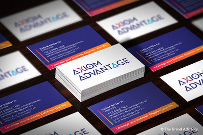 Axiom Advantage Business Card by The Brand Advisory