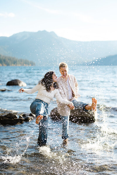 tahoe engagement pictures