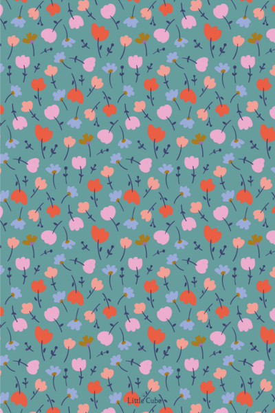 artlicensing-pattern-flowerpattern-littlecube