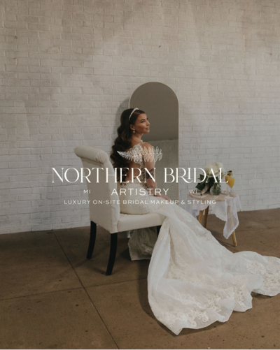 Northern Bridal Artistry Makeup Artist Branding & Logo Design | Destinee Design Elegant Logo Design