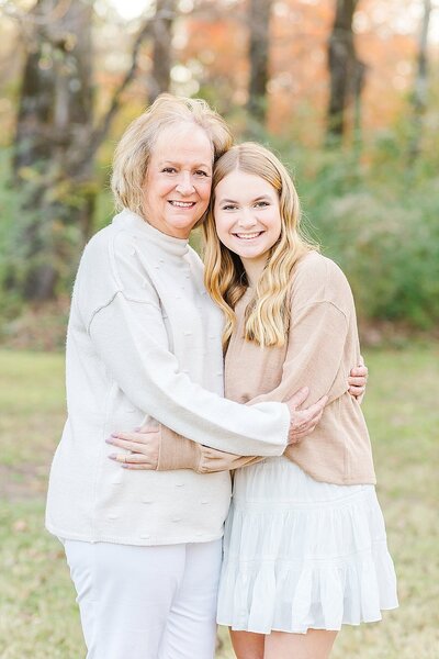 Grandmother with Granddaughter by Photographer Amanda Horne