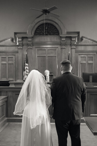 wedding at the tarrant county courthouse in downtown fort worth