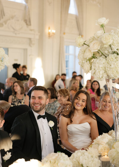 As the father of the bride was giving his speech, I photographed the perfect mood that set the entire day.