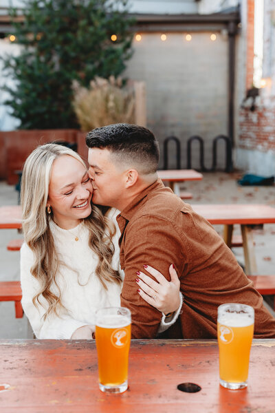 brewery engagement photos at madtree brewing in cincinnati ohio