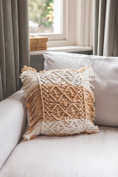 Isabella Strambio muted tones cushion cover