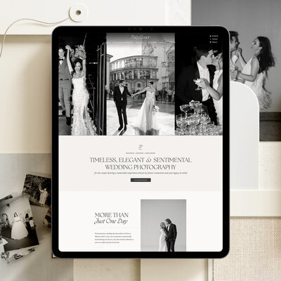 Custom brand and Showit website design for photographers, wedding professionals, and creative small businesses — crafted to elevate brands and convert visitors.