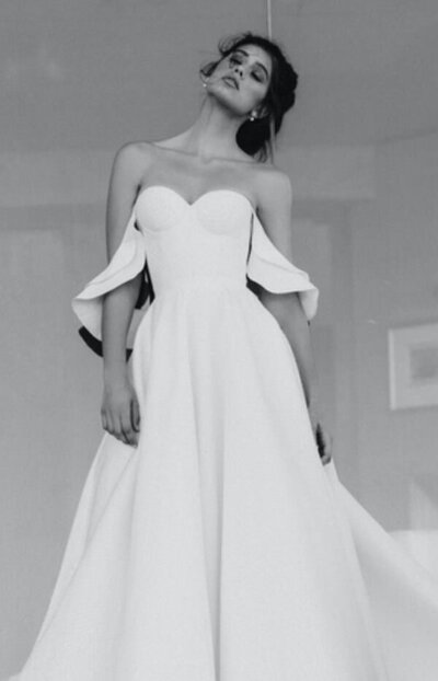 Alena Leena Mimosa wedding gown