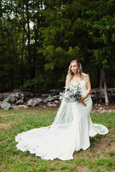 Bride at Saddle Woods Farm