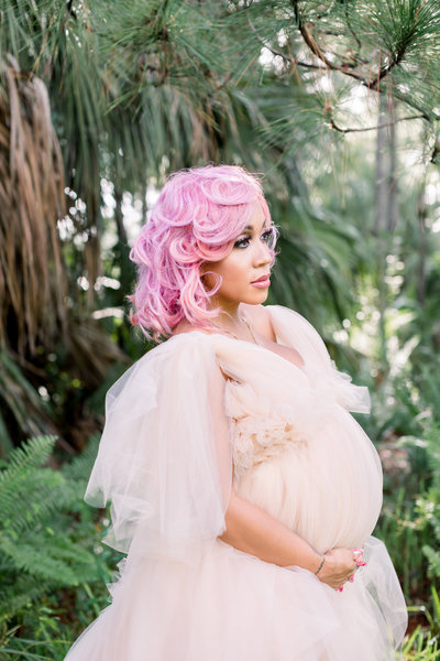 Miami Maternity Fashion Photoshoot- Celebrity Fashion Stylist Calyann Barnett, Designer LaBou Designs