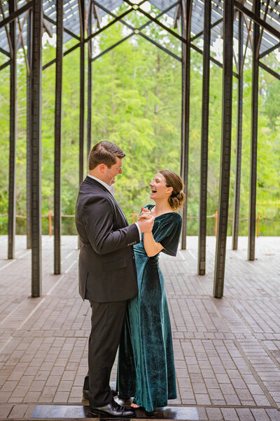Engagement Session at the The Crosby Arboretum in Picayune, MS.