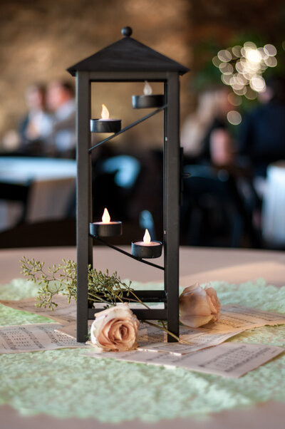 Seattle Wedding Planner shares photo of wedding table decor at Washington Wedding