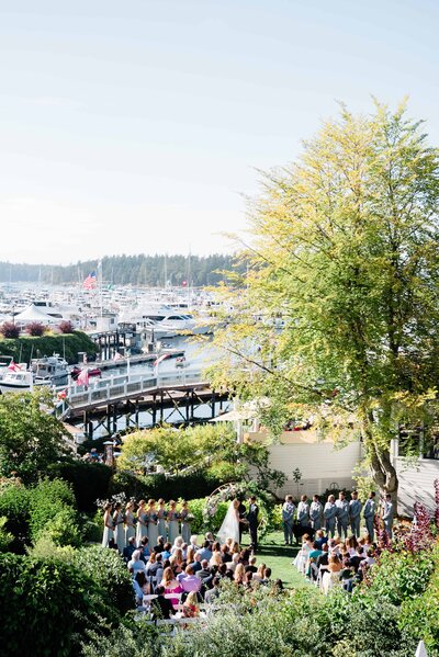 A roche harbor wedding ceremony
