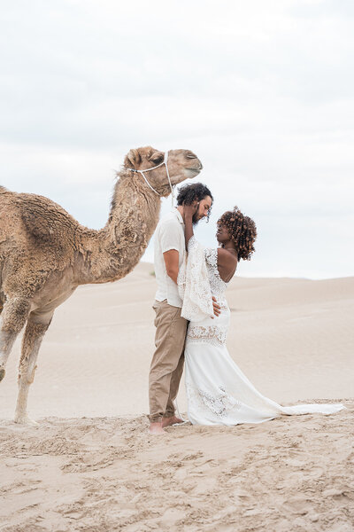 little sahara wedding elopement