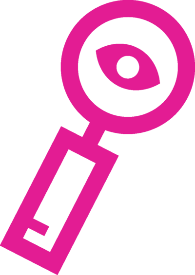 DBMS_Magnifying glass pink