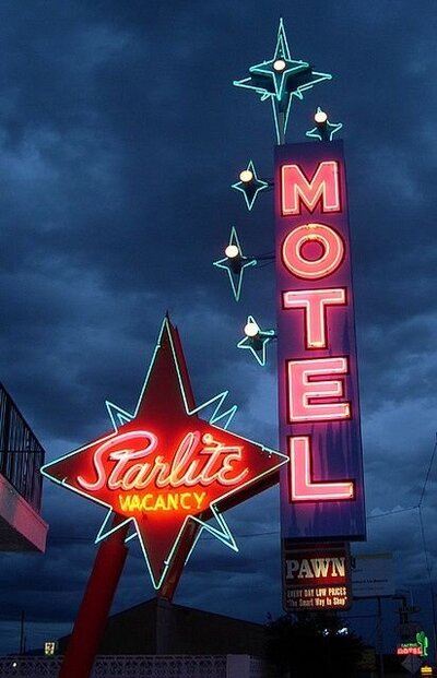 motel neon sign