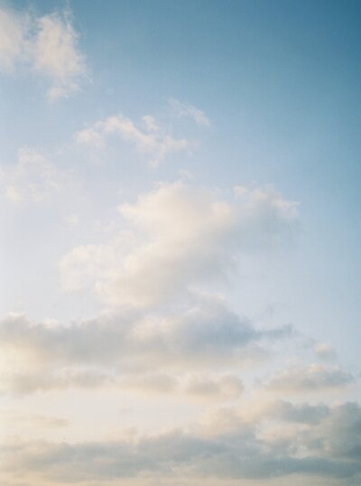 quiet sky clouds travel print photo